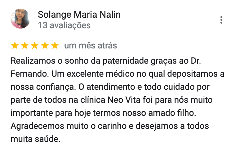 Depoimentos Reprodução Humana FIV